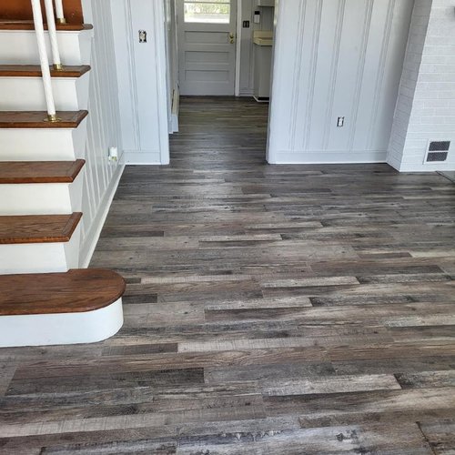 vinyl plank installation over concrete floors