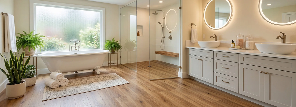 Luxury Vinyl Flooring Ideas for Your Bathroom